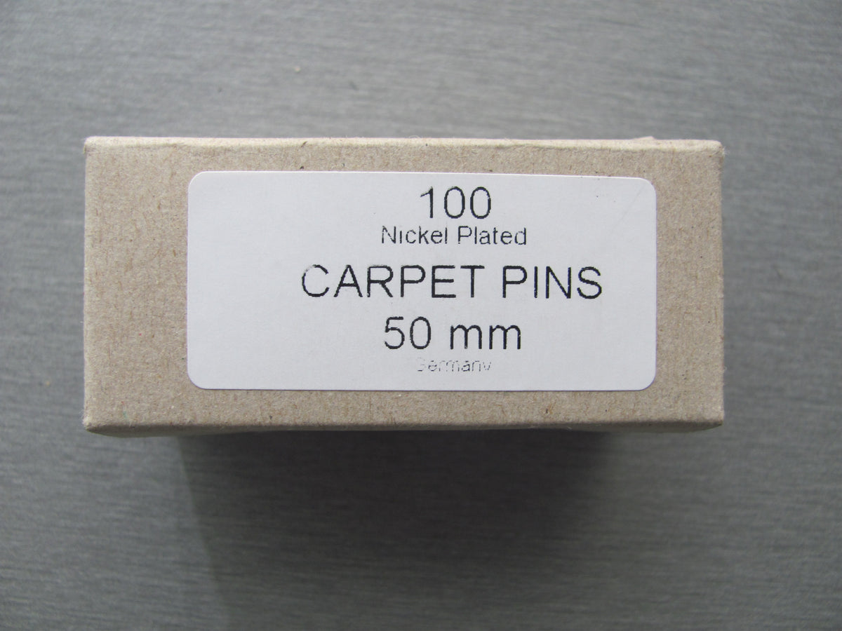100 Stück Sattlernadeln & Ringstecker 1,60 x 50 mm – Robuste Zuschnittnadel aus Federstahl (Vernickelt)