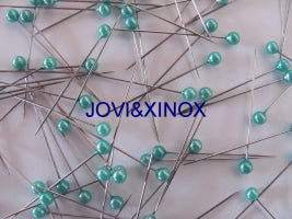 Pearl head pins 0.60x38mm 50 pieces.