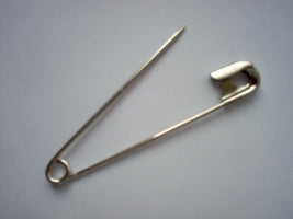 Sicherheitsnadel DUPLEX 60mm lang vernickelt