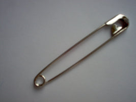 Sicherheitsnadel DUPLEX 60mm lang vernickelt