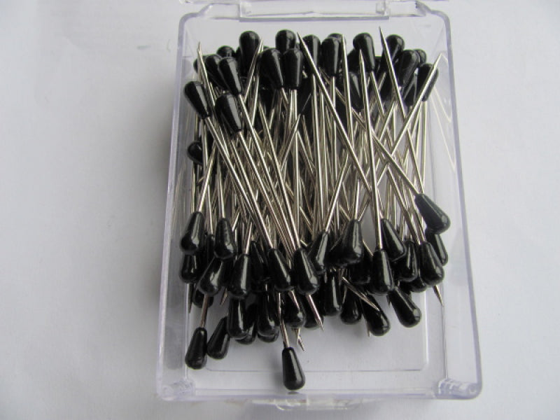 Wallpapering pin with elongated head