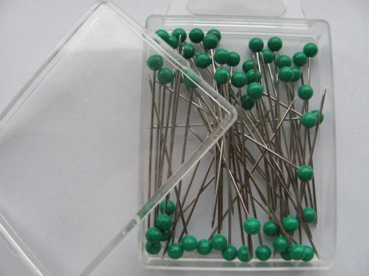 Stecknadeln mit Buntkopf 50mm lang