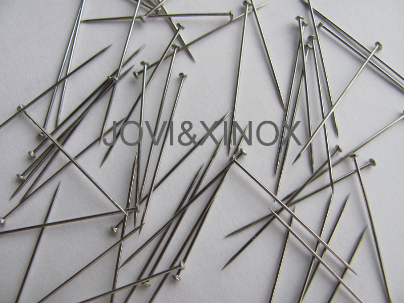 Stahlstecknadeln 0,60x34mm gehärtet vernickelt