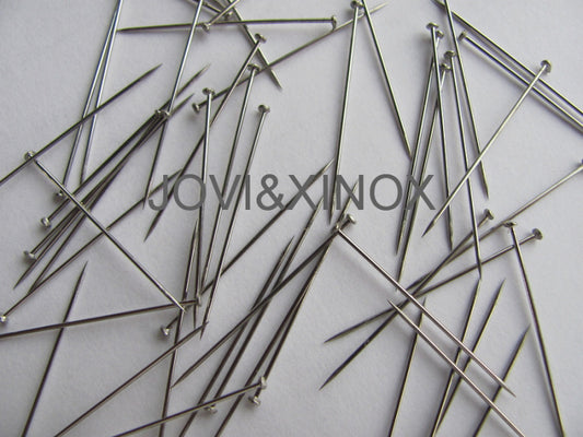 Stahlstecknadeln 0,60x34mm gehärtet vernickelt