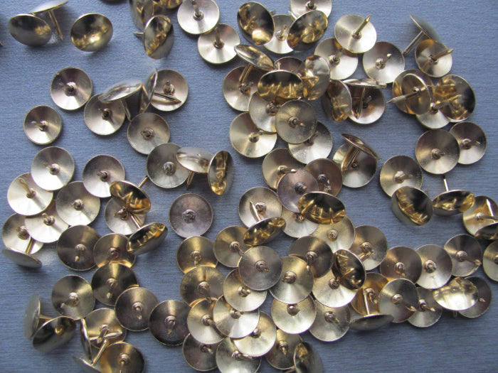 Reißnägel-Heftzwecken "GOLD-MESSING" 120St.