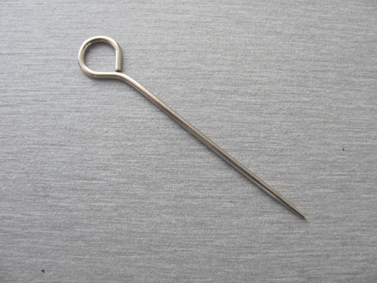 100 Stück Sattlernadeln & Ringstecker 1,60 x 100 mm – Robuste Zuschnitt-Nadel aus Federstahl (Vernickelt) (Kopie) (Kopie) (Kopie)