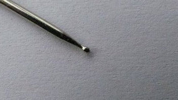 Webernadel mit Kugelspitze für Nylon 0,55x57mm