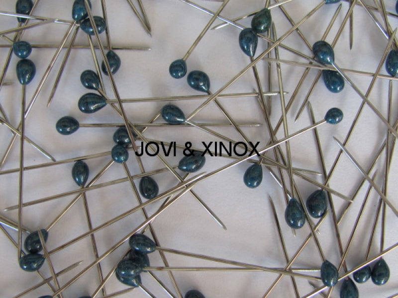 Edelstahl-Stecknadeln 0,59x33mm mit Kunststoffkopf