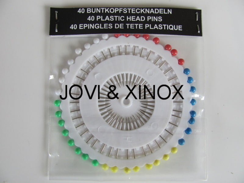  Buntkopfstecknadeln 0,60 x 32mm