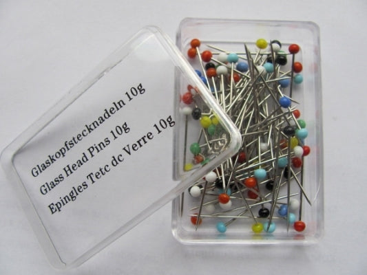 Glaskopfstecknadeln 0,60 x 31mm
