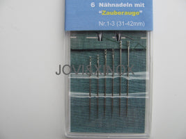 Needles with magic eye