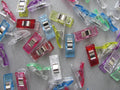 Sewing clips 27x10mm color mix 100 pieces