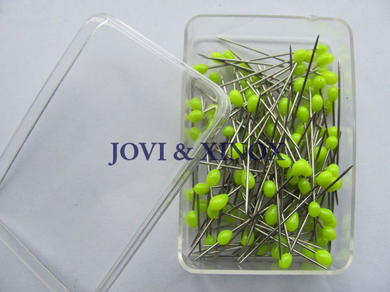 Edelstahl-Stecknadeln 0,59x33mm mit Kunststoffkopf