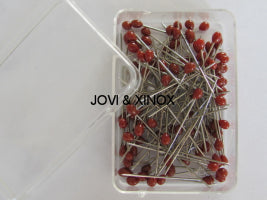 Edelstahl-Stecknadeln 0,59x33mm mit Kunststoffkopf