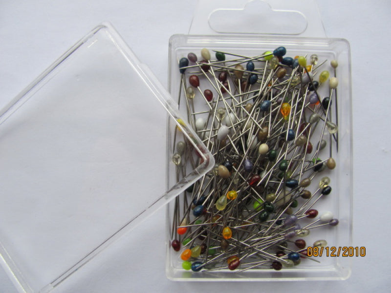 Edelstahl-Stecknadeln 0,59x33mm mit Kunststoffkopf