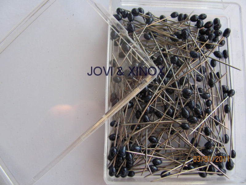 Edelstahl-Stecknadeln 0,59x33mm mit Kunststoffkopf