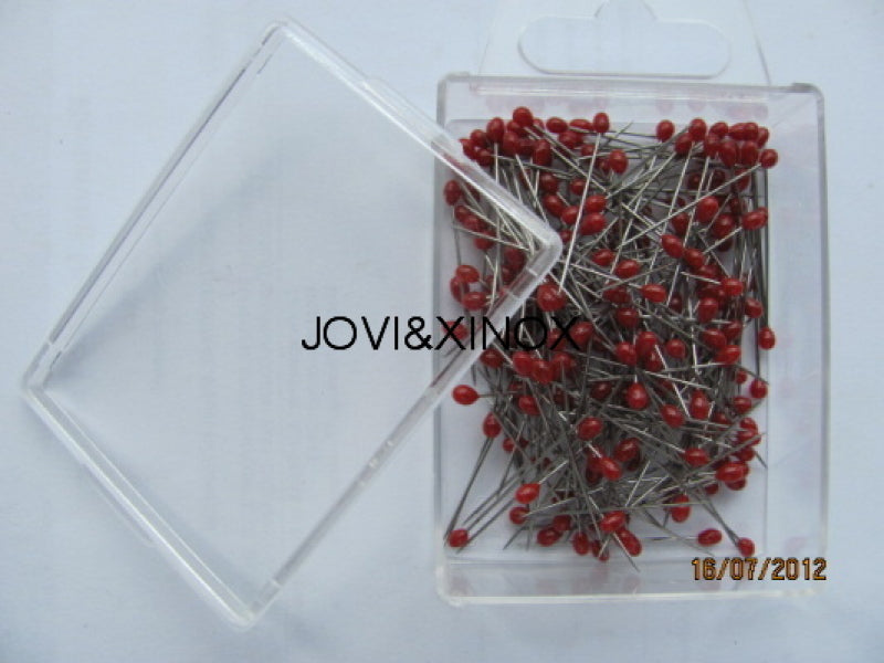 Edelstahl-Stecknadeln 0,59x33mm mit Kunststoffkopf