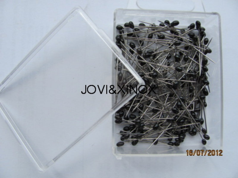 Edelstahl-Stecknadeln 0,59x33mm mit Kunststoffkopf