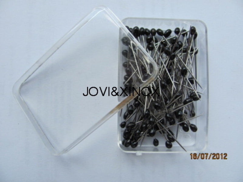 Edelstahl-Stecknadeln 0,59x33mm mit Kunststoffkopf