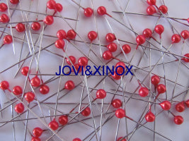 Pearl head pins 0.60x38mm 50 pieces.