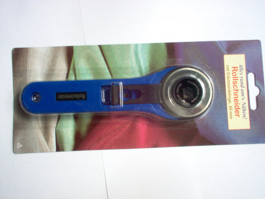 Rotary cutter with stainless steel blade, 45mm
