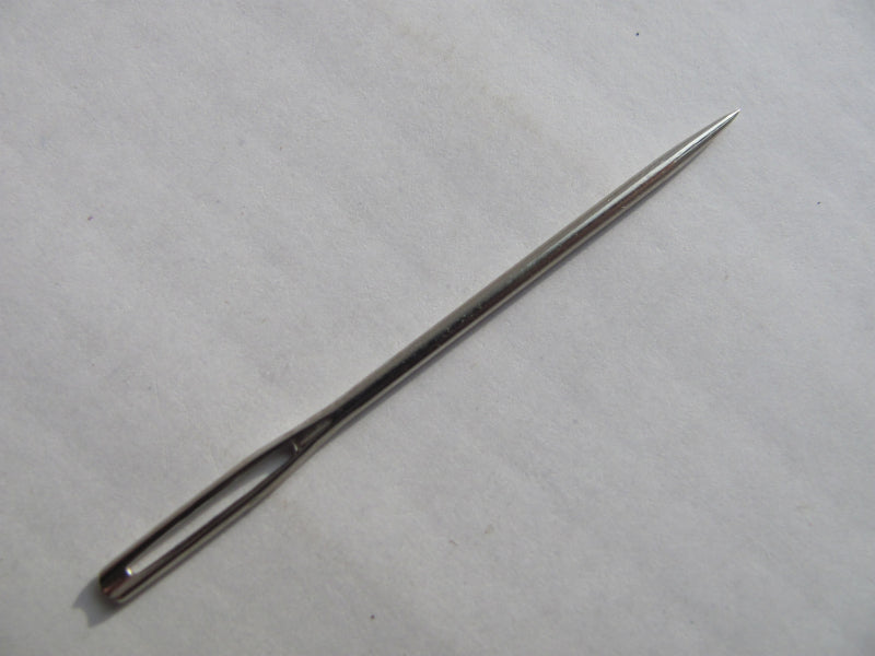 Embroidery needle with point