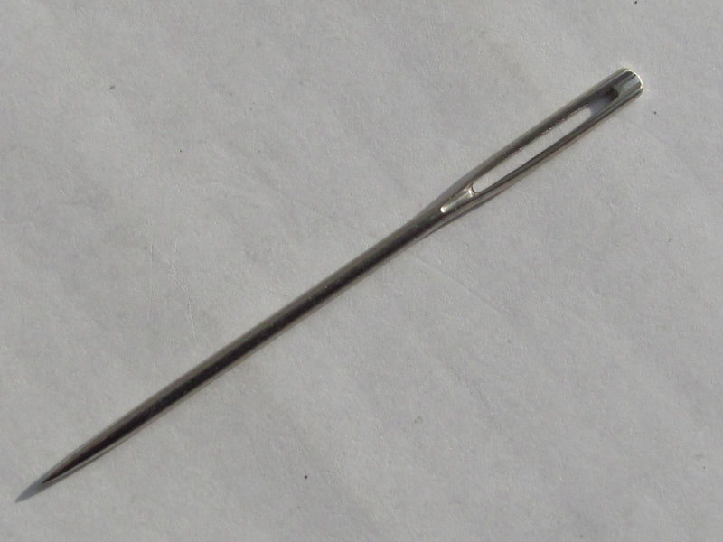Embroidery needle with point