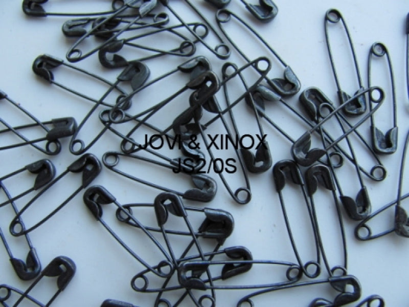 Sicherheitsnadeln DUPLEX Schwarz