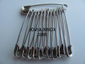 Safety pins silver 12 pcs. in a bundle