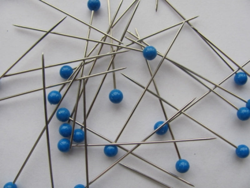 Stecknadeln mit Buntkopf 50mm lang