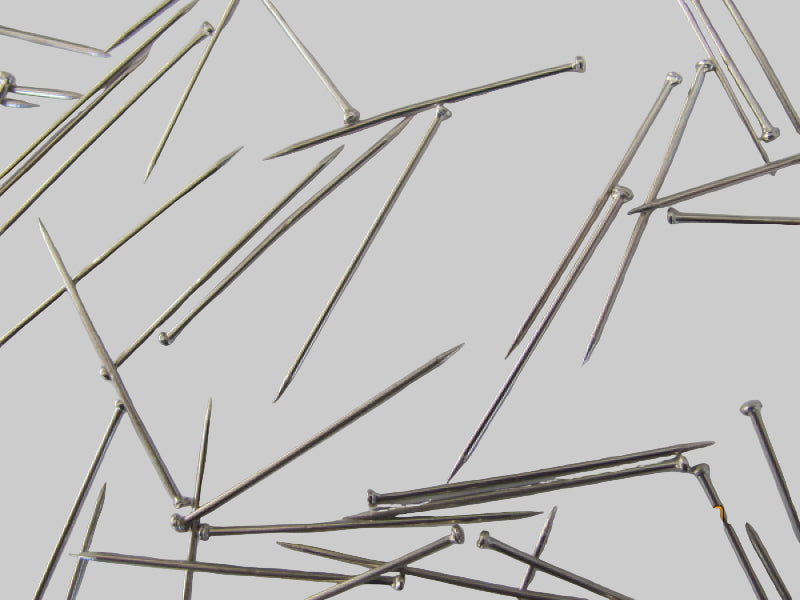 Stecknadeln 0,85x30mm mit Stahlkopf