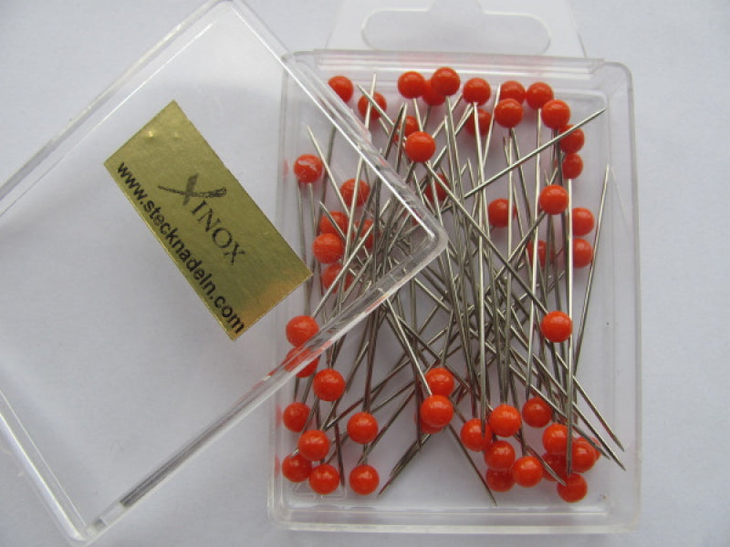 Stecknadeln mit Buntkopf 50mm lang