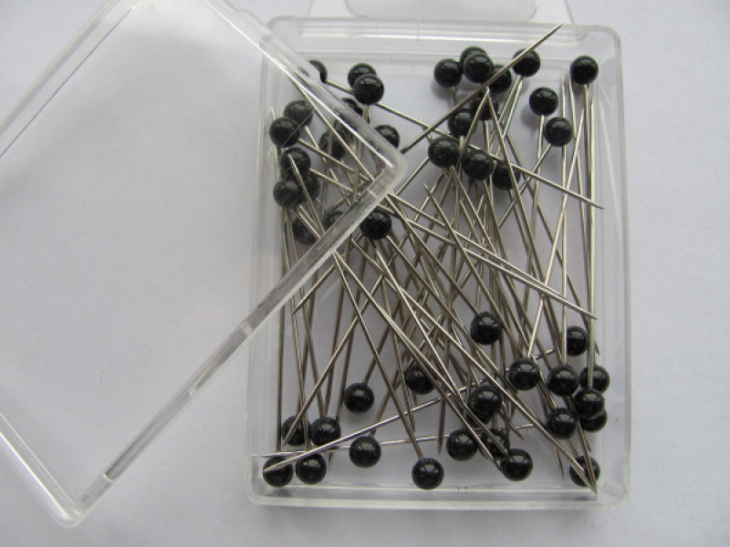 Stecknadeln mit Buntkopf 50mm lang