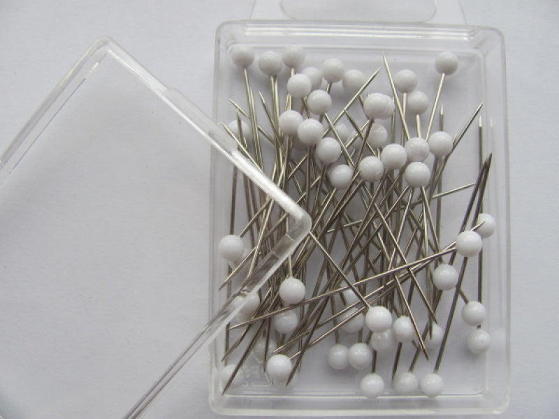 Stecknadeln mit Buntkopf 50mm lang